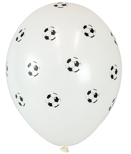 LATEXOVÉ BALÓNY NARODENINOVÁ DEKORÁCIA FUTBAL 5x