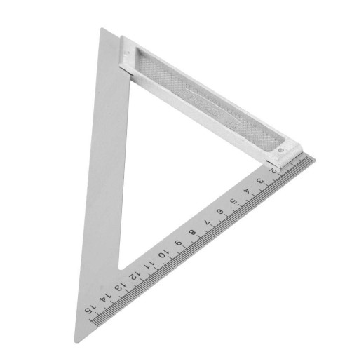 PRAVIDLO UHLOVÉ ŠTVORCOVÉ ŠTVORCOVÉ 150mm PRAVÝ UHOL KOV