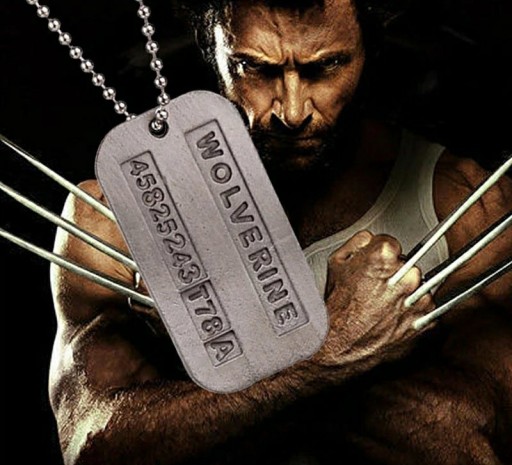 Náhrdelník X - Men Wolverine Logan Dog Tag