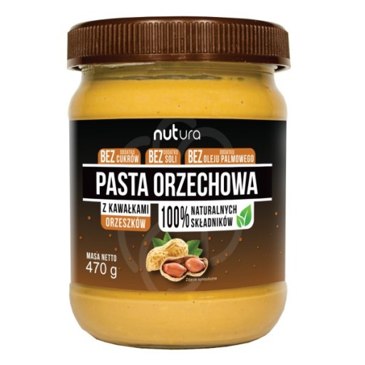 ORIEŠKOVÁ PASTA S ORIEŠKOVÝMI KÚSKAMI PRÍRODNÉ MASLO