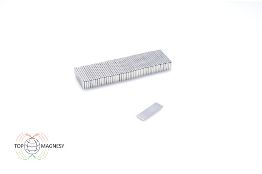 Neodymový tanierový magnet MPŁ 15x5x1 N38 5 ks.