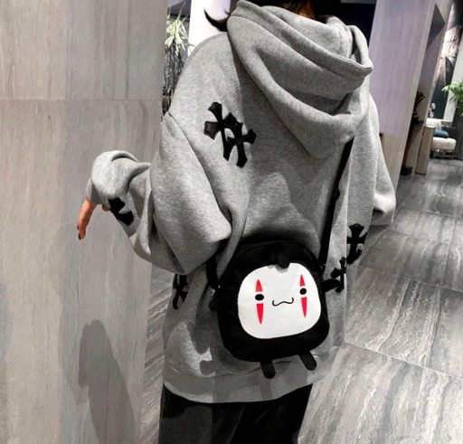 Messenger Bag Peňaženka Face Anime Canvas Cosplay