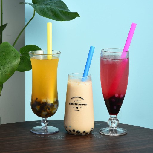 BUBBLE TEA slamky plastové, 12mm, 20 ks. 20 cm