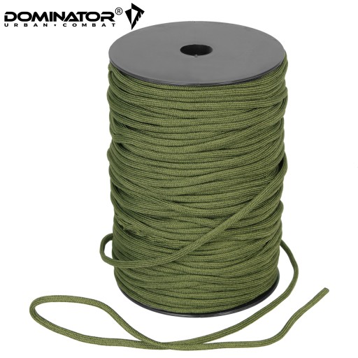 DOMINATOR ROPE PARACORD NYLON 1 meter. OLIVOVÝ
