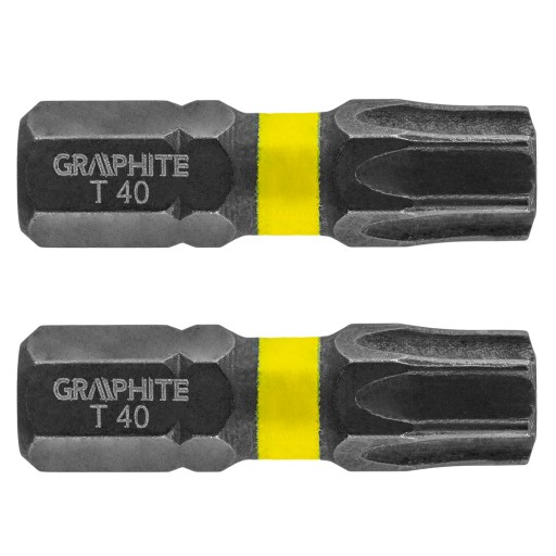 Nárazové bity TX40 x 25mm 2ks GRAPHITE 56H517