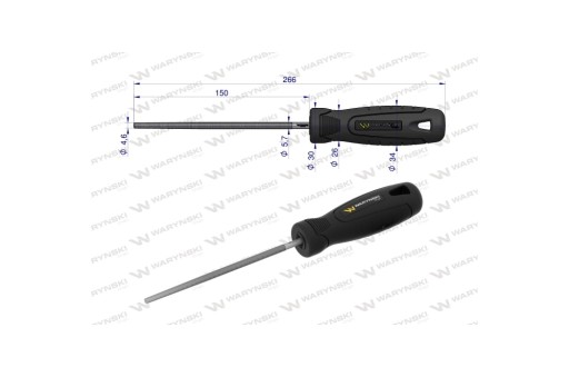 Okrúhly pilník 150 mm Waryński