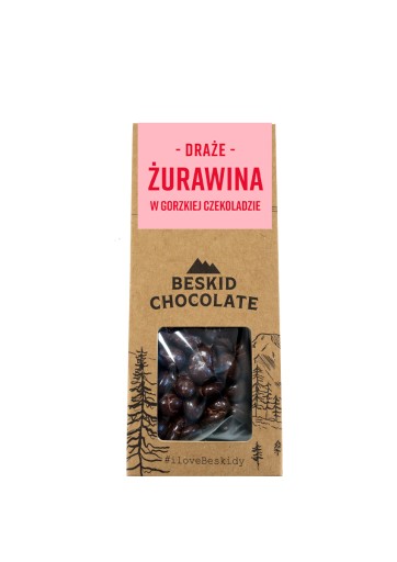 Brusnice v horkej čokoláde 50g
