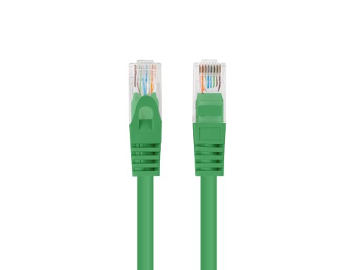 PATCHCORD CAT.5E UTP 0,25 m GREEN FLUKE PASSED LANBERG