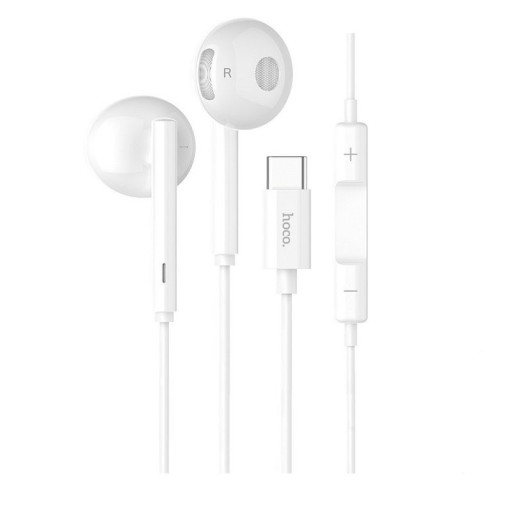 SLÚCHADLÁ DO UŠÍ HOCO - L10 USB-C S MIKROFÓNOM