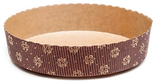 Veľká papierová tortová forma 21x3cm 5 ks