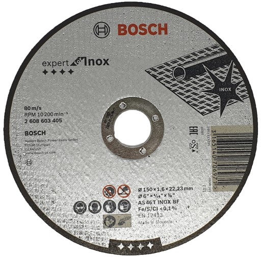 BOSCH kotúč na rezanie kovu 150 x 1,6 m INOX