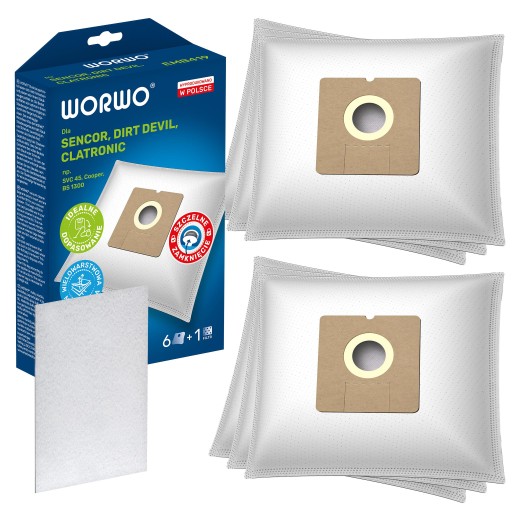 VRECKÁ DO VYSÁVAČA SENCOR SVC 45 BK RD WH GR 6x