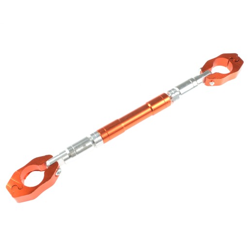 Oranžová hliníková vzpera riadidiel pre 22mm riadidlá Racing Force