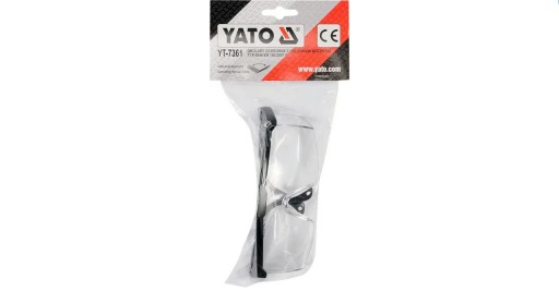 ČIERNE OCHRANNÉ OKULIARE YT-7361 NÁSTROJE
