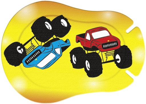 ORTOPAD Náplasti na oči TERÉNNE VOZIDLÁ MONSTER CARS Regular (10 kusov)