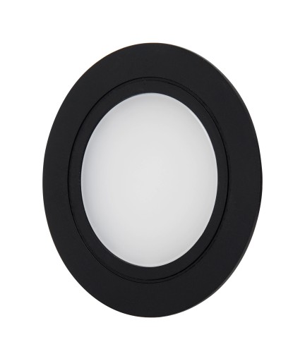 LED vstavané nábytkové svietidlo 2W ČIERNA 4000K 120 lm 55 mm SLL01