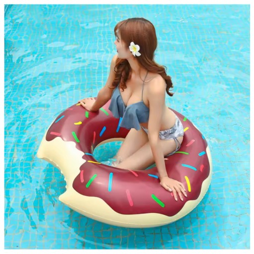 NAFUKOVACIE KOLESKO ČOKOLÁDOVÁ DONUTKA 59 cm #70