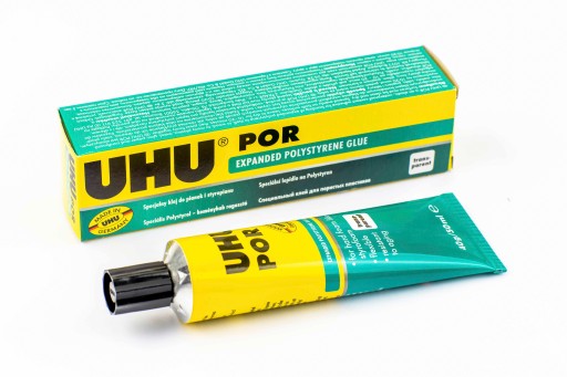 Lepidlo na polystyrénovú penu priehľadná UHU POR 40g/50ml
