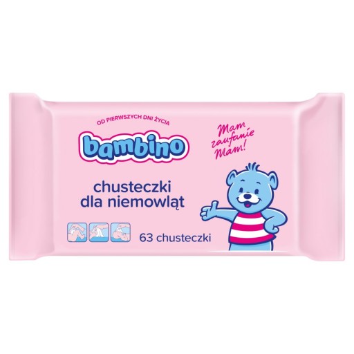 BAMBINO Detské obrúsky 63 ks.