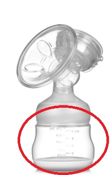 široká fľaša na odsávačku mlieka, 150 ml