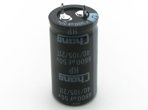 KONDENZÁTOR 6800uF / 50V 22x45mm 105*C - DLHÁ ŽIVOTNOSŤ - 1KS.