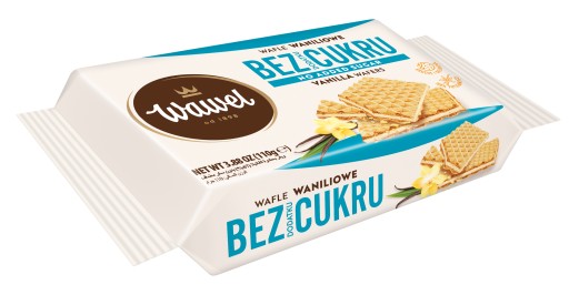 Vanilkové oblátky bez pridaného cukru Wawel 110g