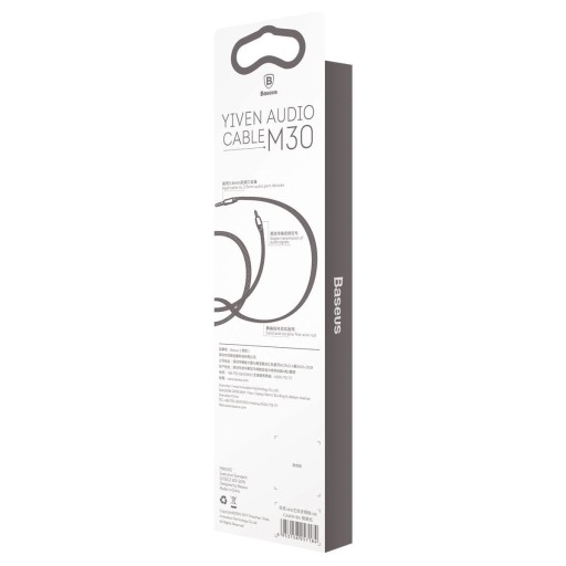 BASEUS AUDIO STEREO AUX KÁBEL MINI JACK / MINI JACK 3,5 mm 3 KOLÍKOVÝ KÁBEL 1m