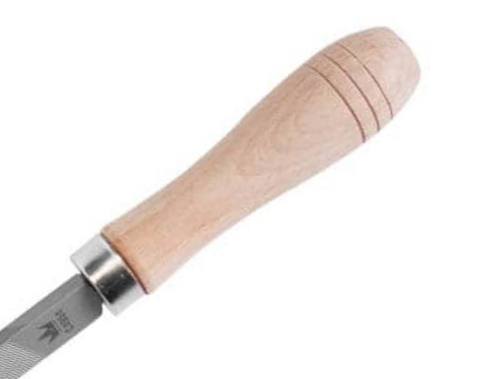 TROJUHOLNÍKOVÉ KOVOVÉ PILNÍKY #1 250MM DREVENÁ RÚČKA C4956 RICHMANN