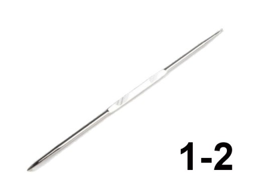 DVOJITÝ KOVOVÝ HÁČIK NA HÁČENIE, RÔZNE VEĽKOSTI - 1/2