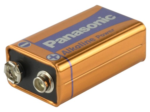 Plochá alkalická batéria Panasonic 6LR61 6F22 9V