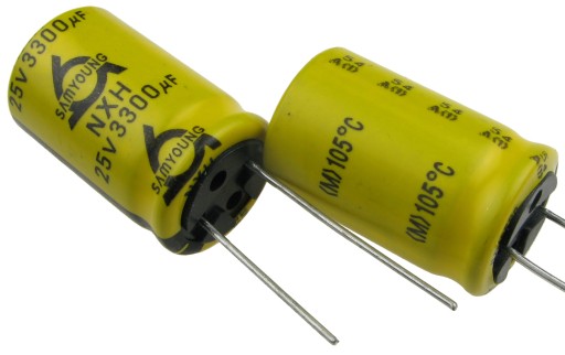 Elektrolytický kondenzátor 3300uF/25V LOW ESR SamYoung NXH /3835