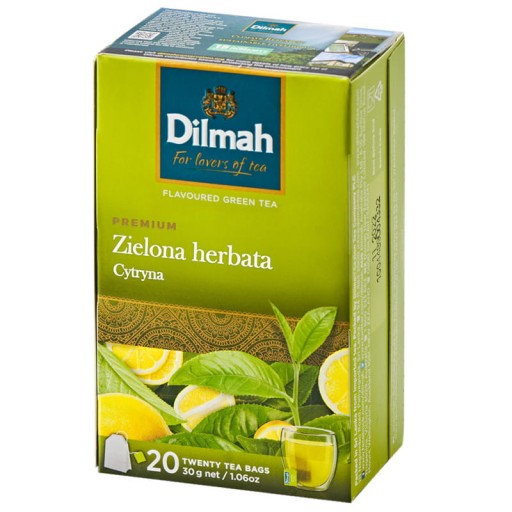 Dilmah Green Tea Lemon ex20 s príveskom