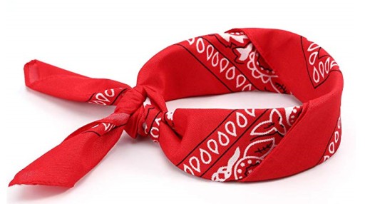 BANDAMSCARF, BANDANASCARF, RED SHARF