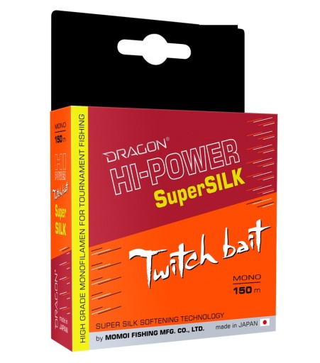 Hi-POWER SuperSILK TWITCH BAIT / Momoi vlasec 0,16 mm/3,80 kg sivomodrý