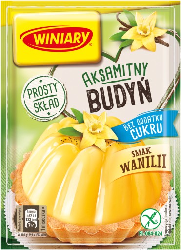 WINIARY Puding vanilkový bez cukru 5-bal 5x 35 g