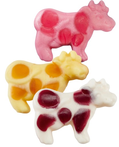 Trolli Milch Kuu ovocné marshmallows, mliečne, 150g DE