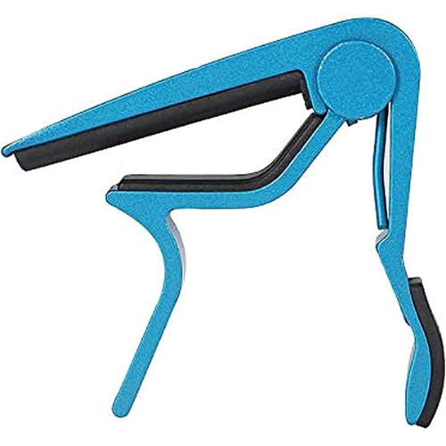 Modrá metalová ukulele gitara Capo PRO