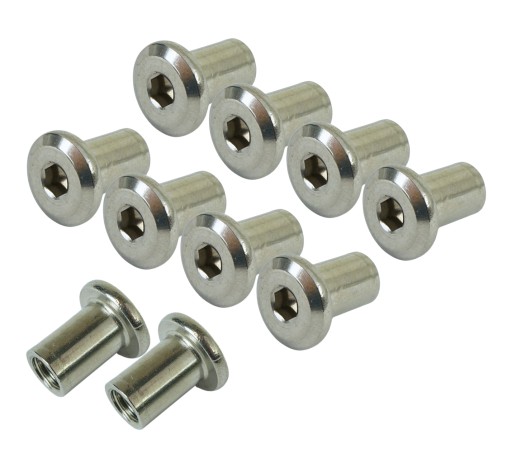 Ericson plochá matica M6 x 12, nerez