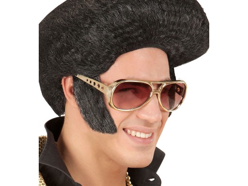 Bokombrady, čierne bokombrady, Elvisov prestroj