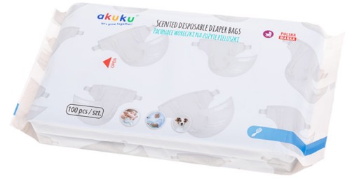 AKUKU VONNÉ TAŠKY NA PLIENKY 100 ks