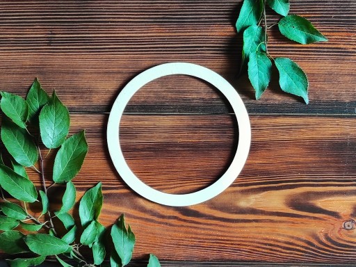 DECOUPAGE CIRCLE obruč na lapač snov 12 cm háčik
