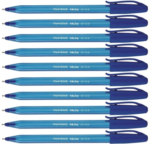 Paper-Mate Inkjoy 100 guľôčkové pero Modré 10 ks