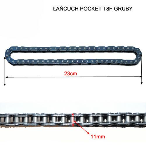 REŤAZ PRE MINI QUAD POCKET T8F 58L