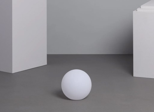 Záhradná lampa LED solárna guľa 15 cm, pozemná SuperLED