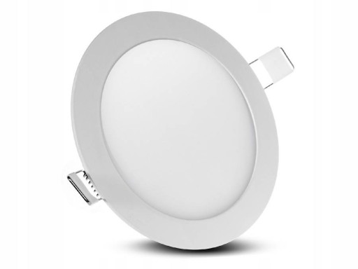 Okrúhly LED stropný panel pod omietku 12W 3000K