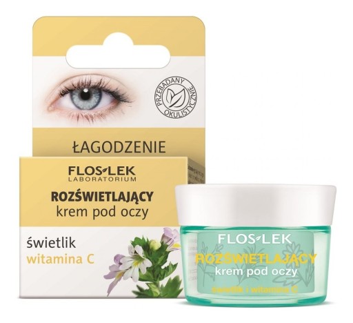 Flos Lek rozjasňujúci očný krém 15ml