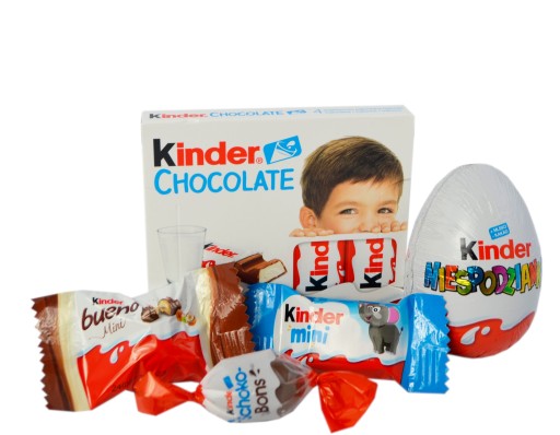 Sladkosti Kinder Mini Pack Vajíčko Čokoláda Deň detí pre deti bons