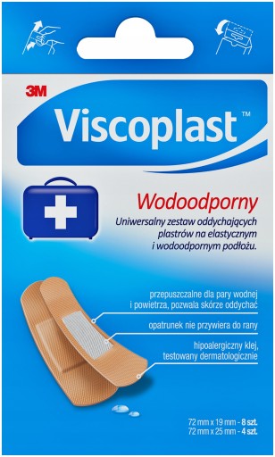 VISCOPLAST ZÁPLATY VODEODOLNÁ SADA 12 KS