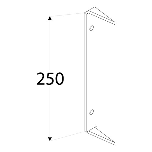 Univerzálna spojka nosníkov Svorka 250 mm