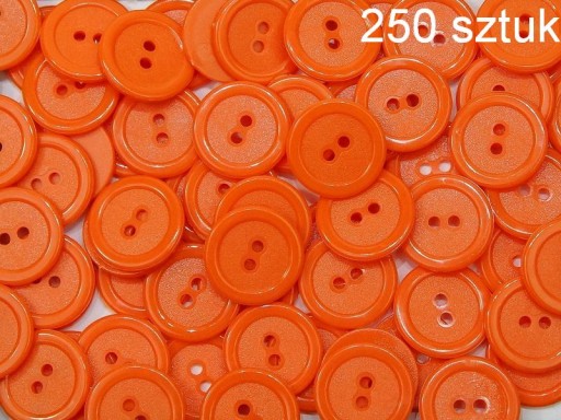 PLASTOVÉ GOMBÍKY 20 mm oranžové, balenie 250 ks.